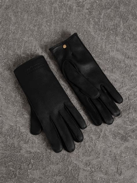 burberry deerskin gloves cheap|Burberry: Black Leather Gloves .